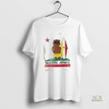 Official San Diego California Surfer Bear Surfing