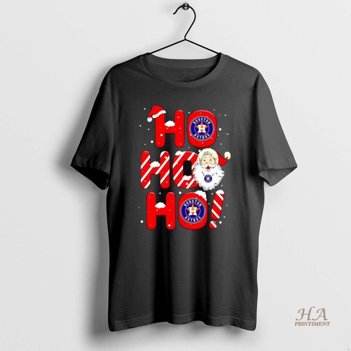 Official Santa Claus Houston Astros Ho Ho Ho Merry Christmas