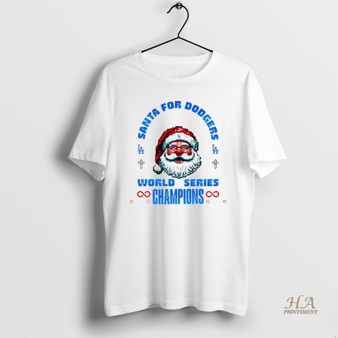 Official Santa Claus Los Angeles Dodgers Santa For Dodgers World Series Champions Christmas