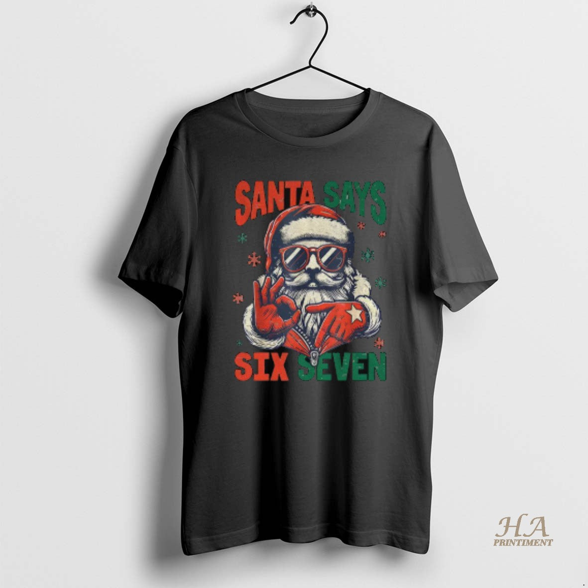 Official Santa Says Six Seven Funny 6 7 Xmas