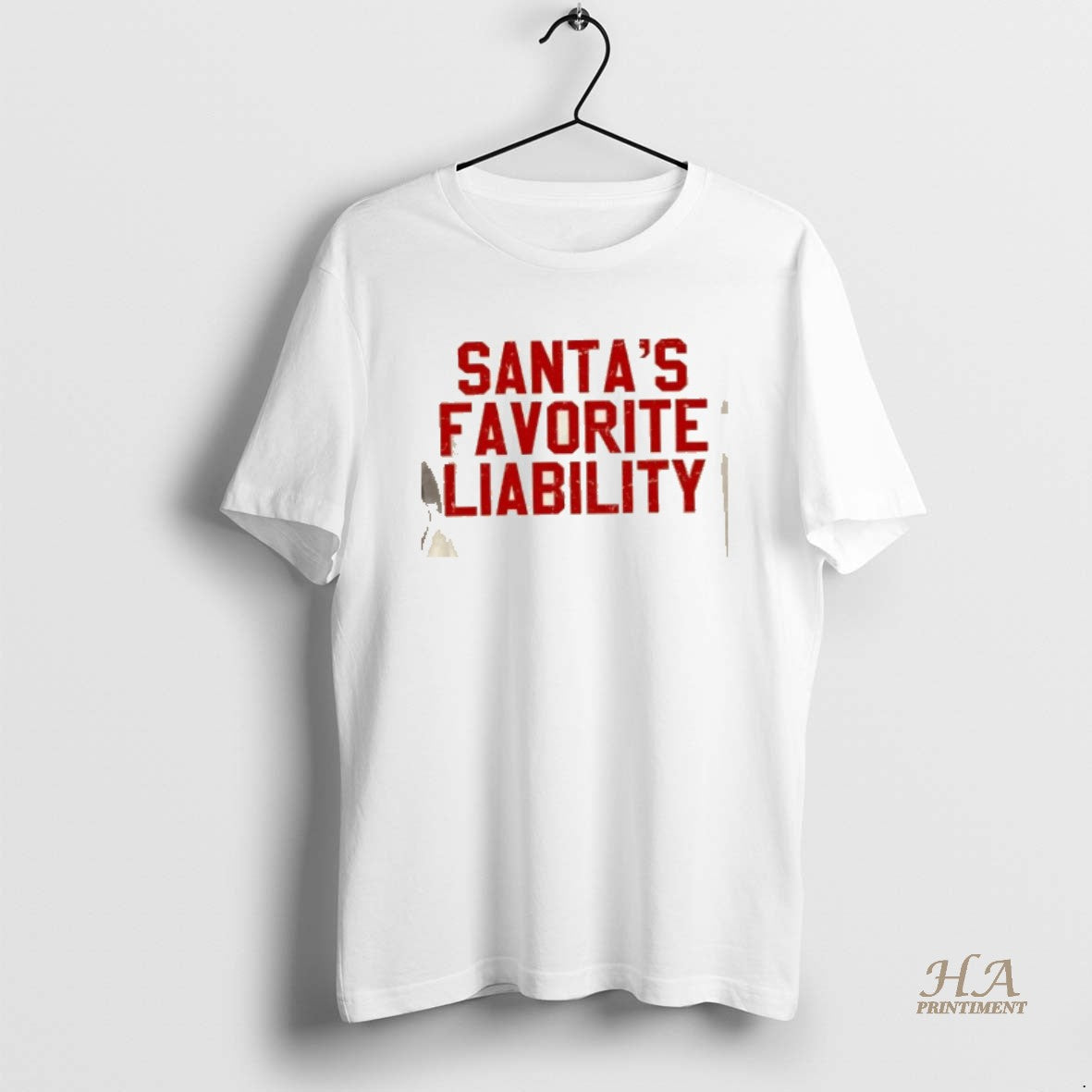 Official Santas Favorite Liability Funny Political Christmas