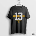 Official Sawyer Robertson 13 Stripe Baylor Bears Football 2025 T Shirt