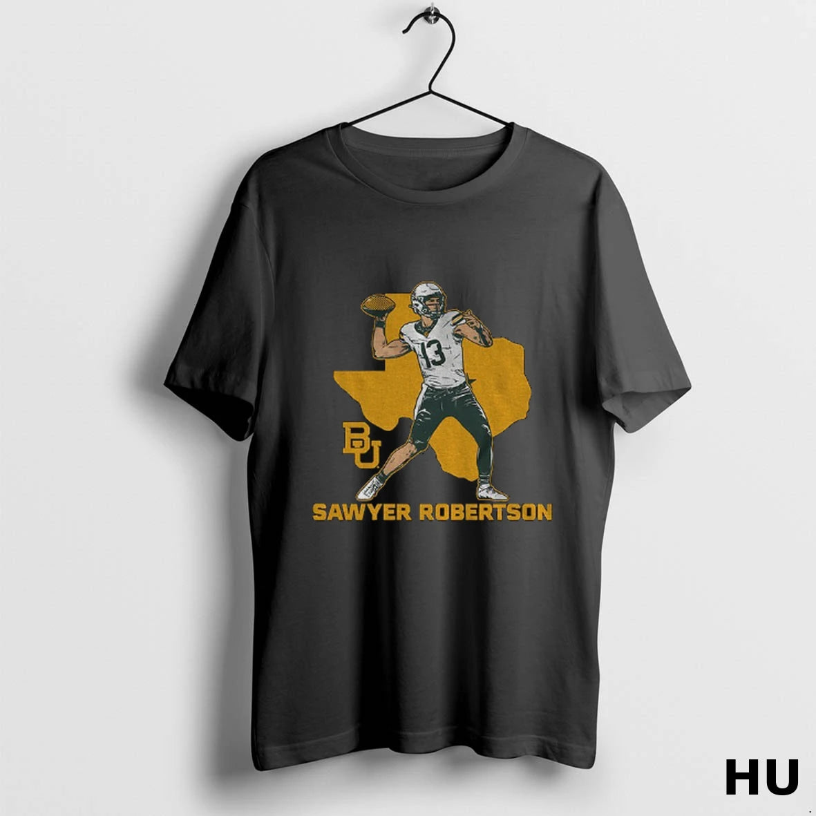 Official Sawyer Robertson State Star Baylor Bears Football 2025 T Shirt