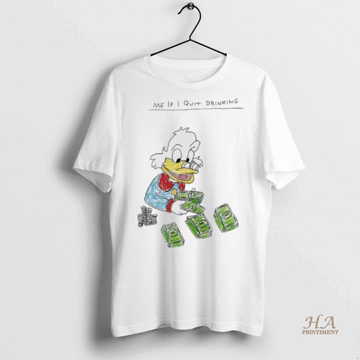 Official Scrooge Mcduck Money Me If I Quit Drinking Shirt