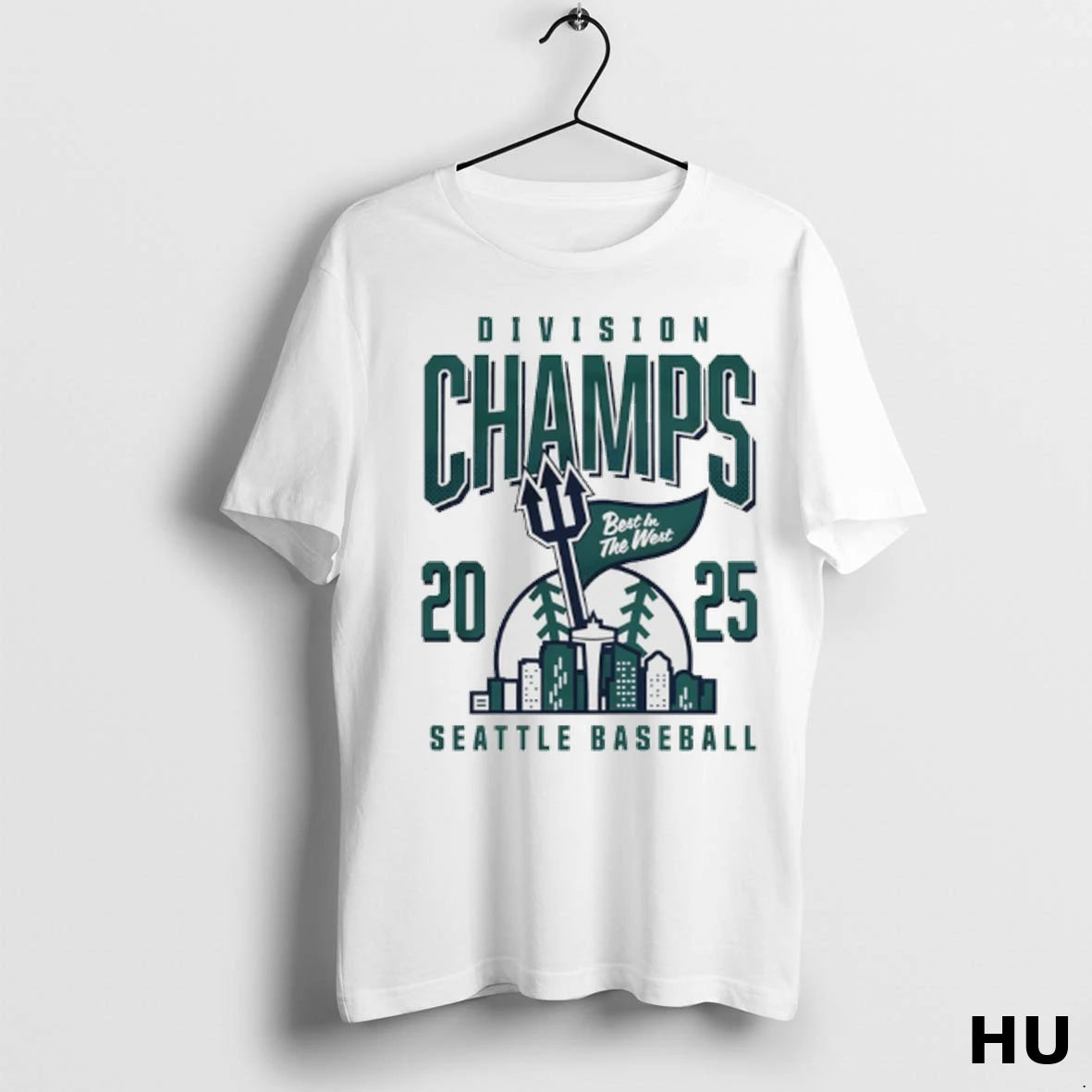 Official Seattle Baseball Best In The West 2025 Division Champions T Shirt