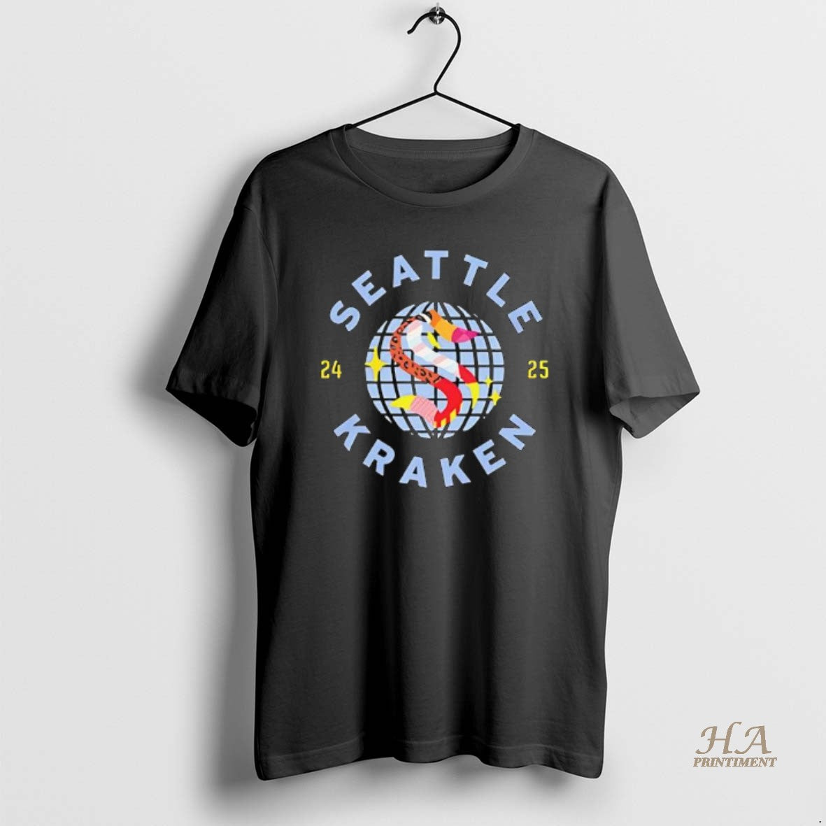 Official Seattle Kraken Pride Night 2025 Logo