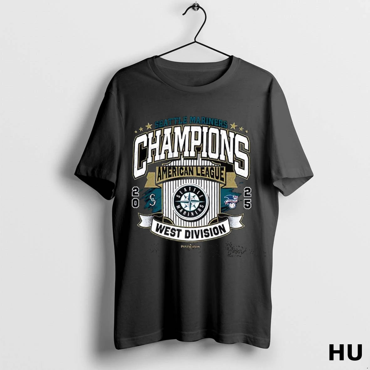 Official Seattle Mariners Al West Division Champions 2025 1 T Shirt