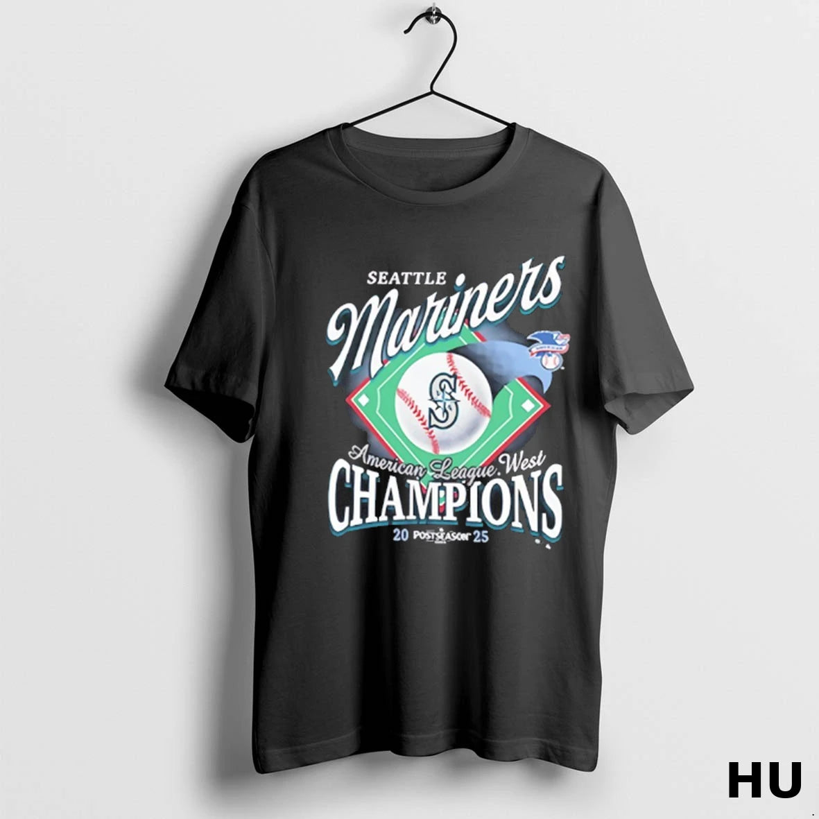 Official Seattle Mariners Al West Division Champions 2025 T Shirt