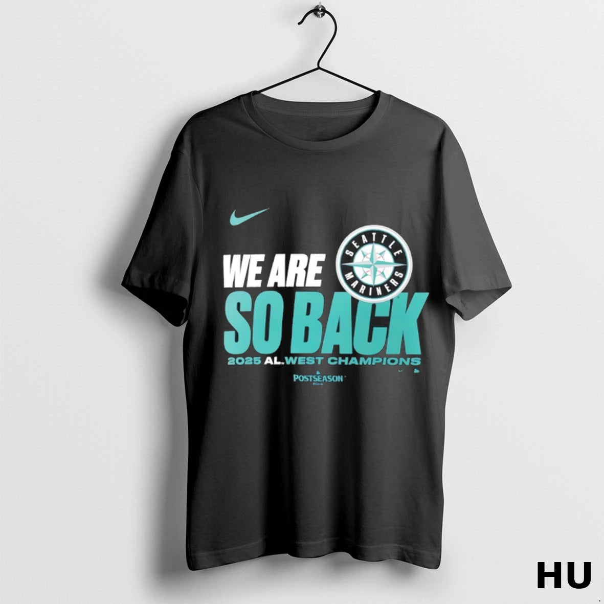 Official Seattle Mariners We Are So Back 2025 Al West Champions T Shirt