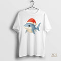Official Shark Baby Christmas Personalized Ornaments White
