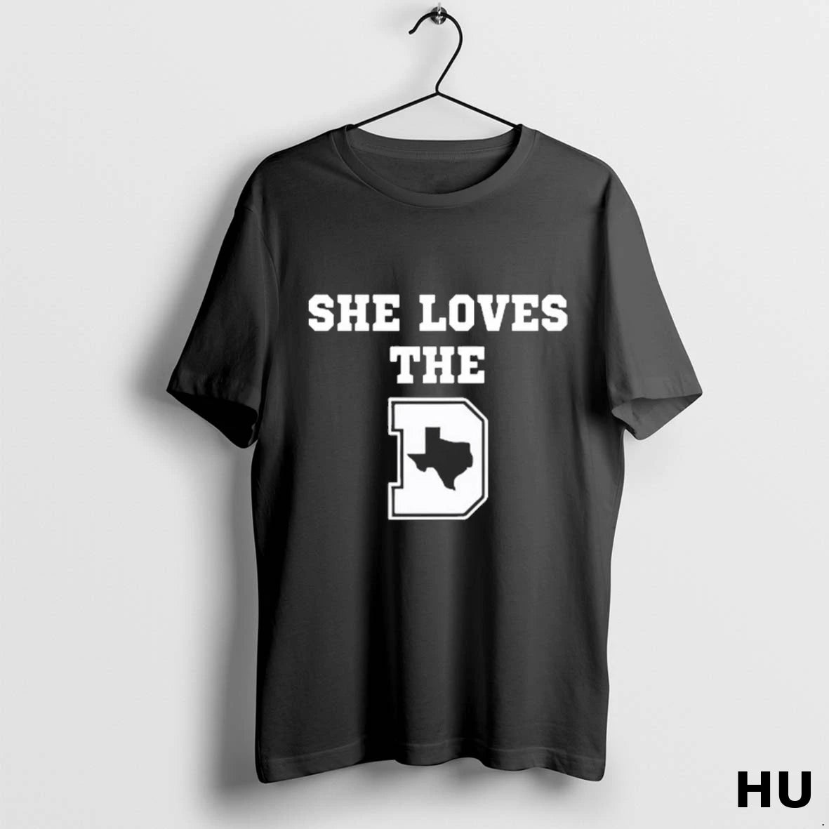 Official She Loves The D Texas Map New 2025 T Shirt
