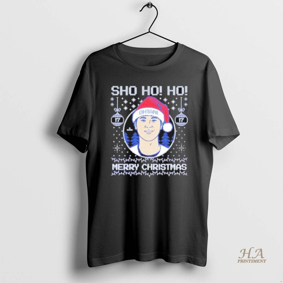 Official Sho Ho Ho Merry Christmas Shohei Ohtani
