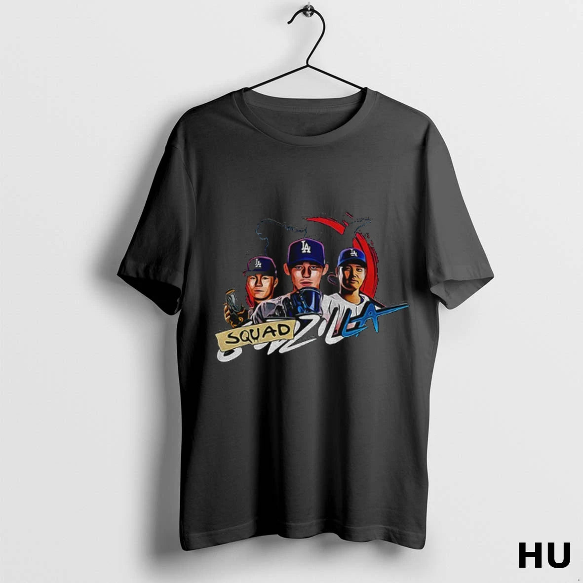 Official Shohei Ohtani Los Angeles Dodgers Baseball Mlb Squad Godzilla Champions 2025 T Shirt