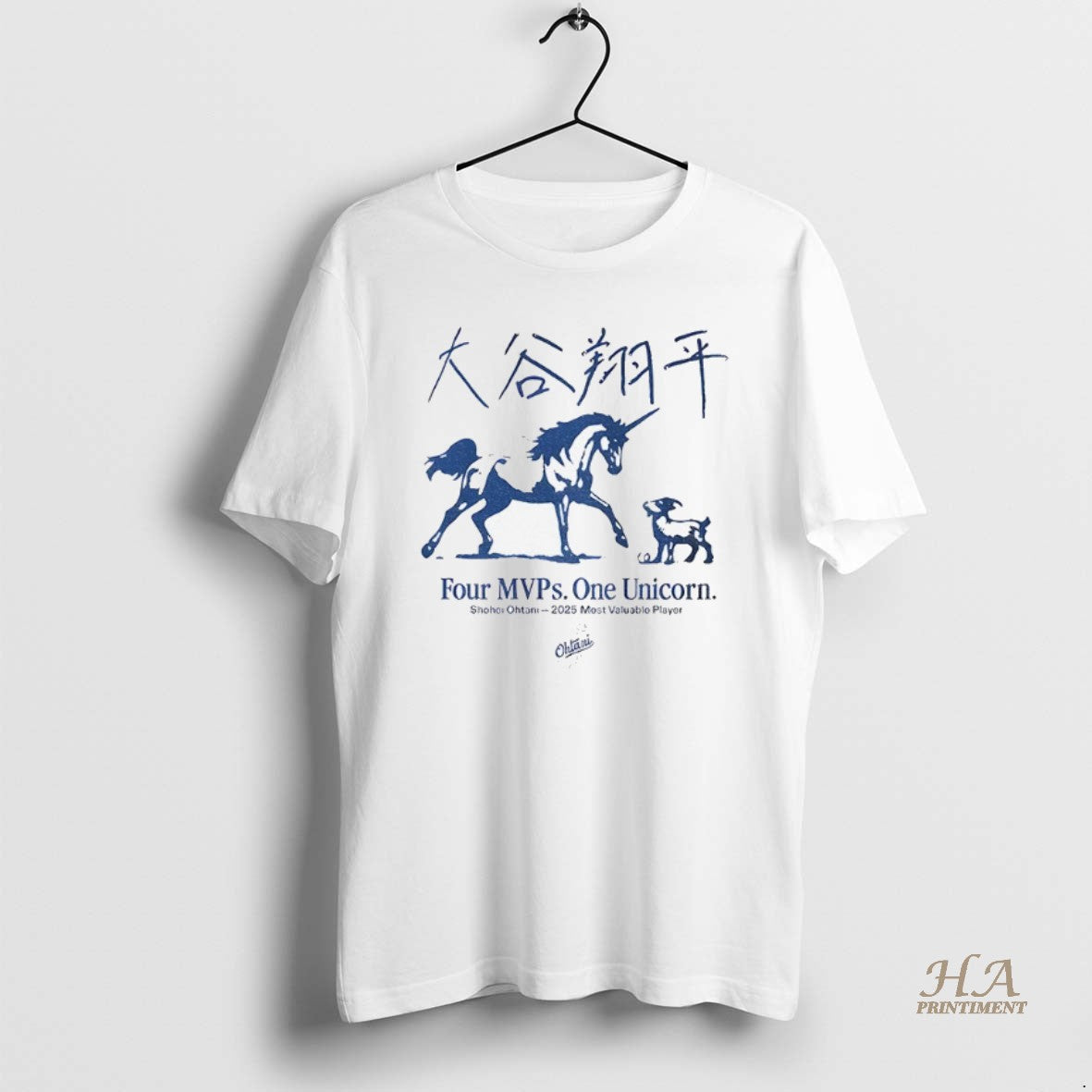 Official Shohei Ohtani Los Angeles Dodgers Mlb Four Mvps One Unicorn