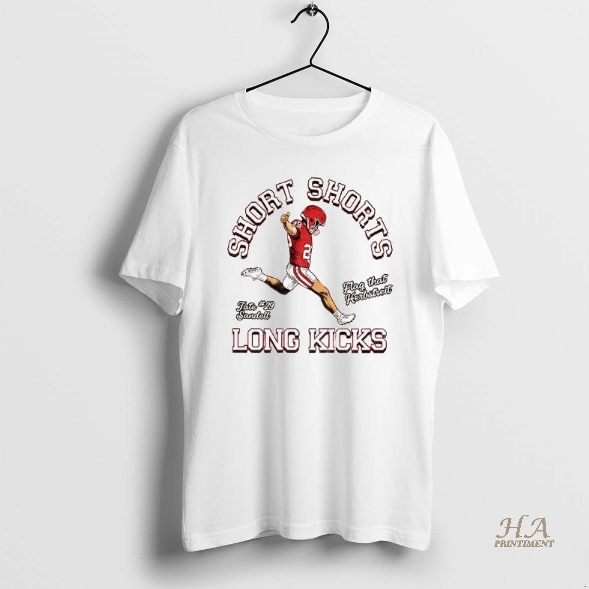 Official Short Shorts Tate 29 Sandell Flag That Herbstreit Long Kicks Football