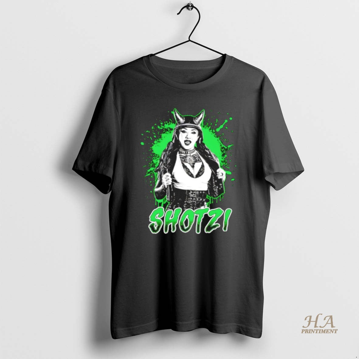 Official Shotzi Green Splatter Graphic