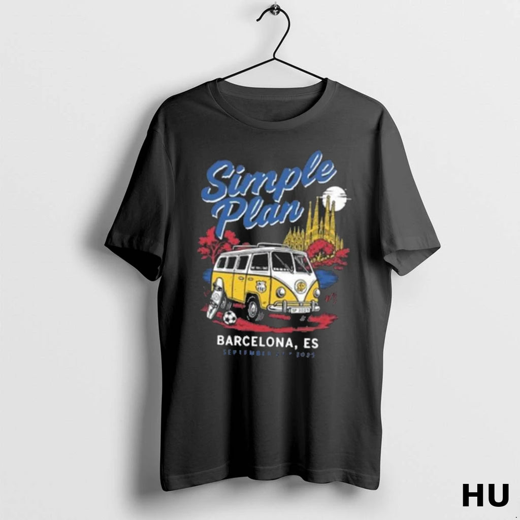 Official Simple Plan Badalona Es 2025 T Shirt