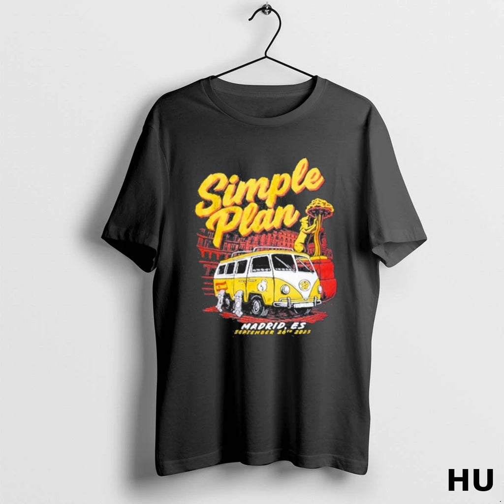 Official Simple Plan Madrid Spain 2025 Event 1 T Shirt