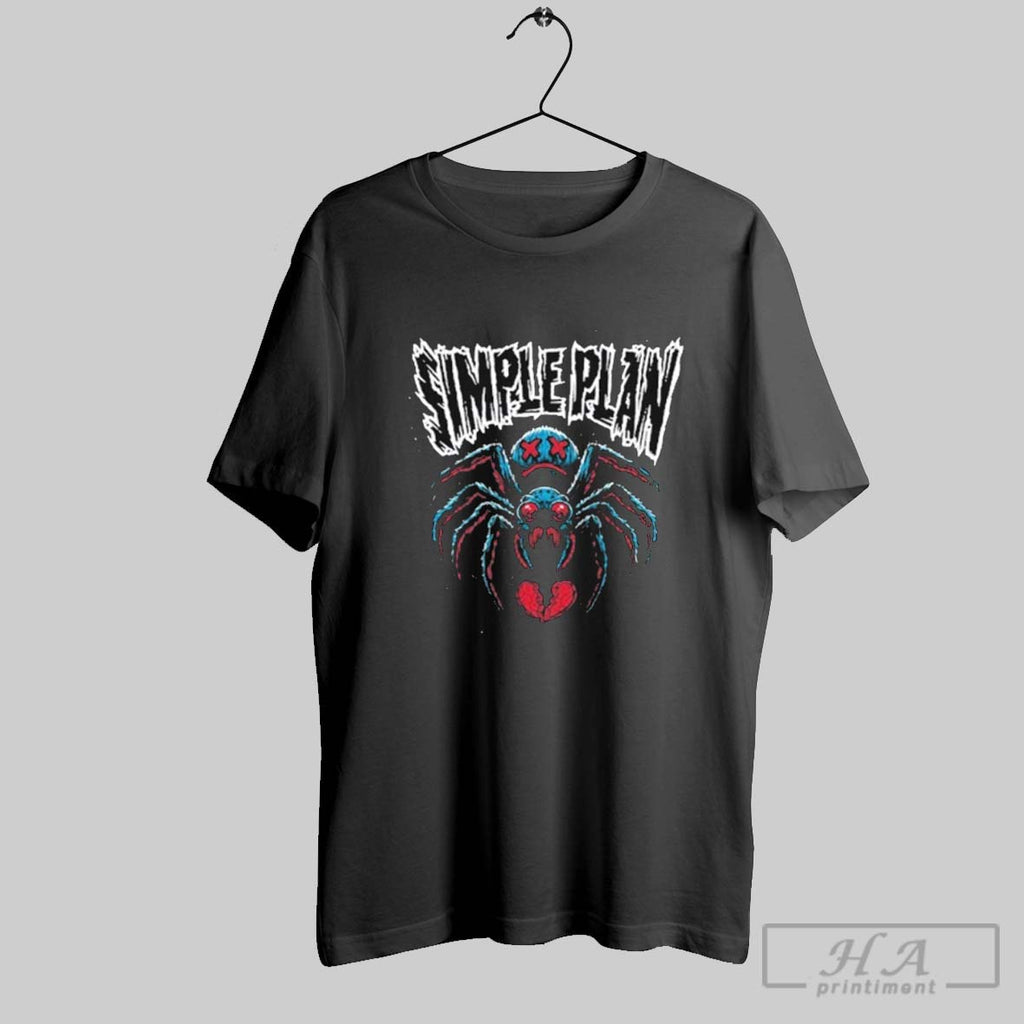 Official Simple Plan Spooky Metal Spider Halloween