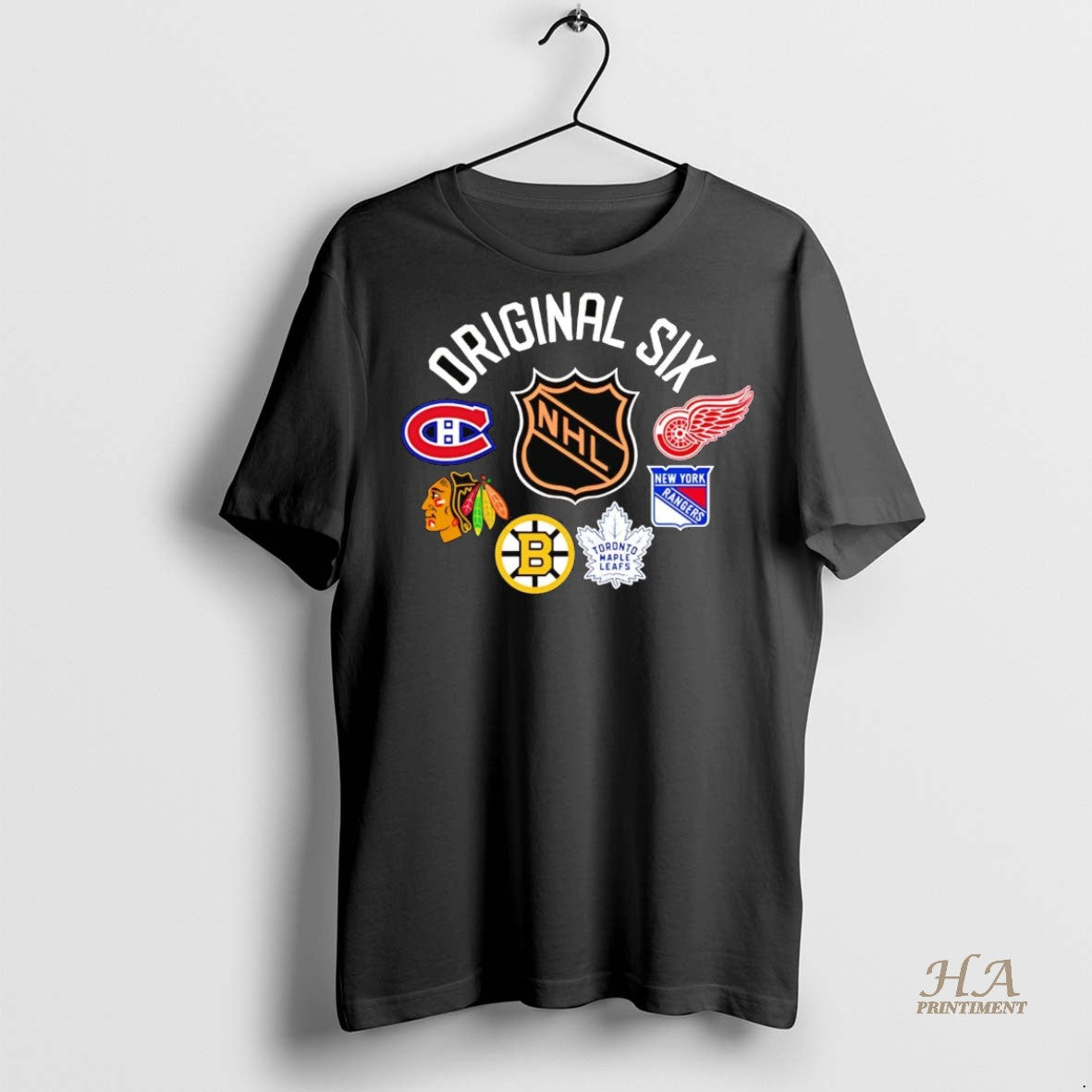 Official Six Nhl Team Logos Shirt