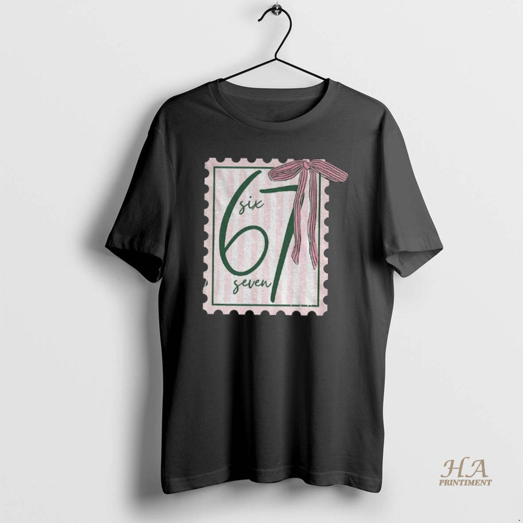 Official Six Seven Christmas Stamp Viral Saying 67