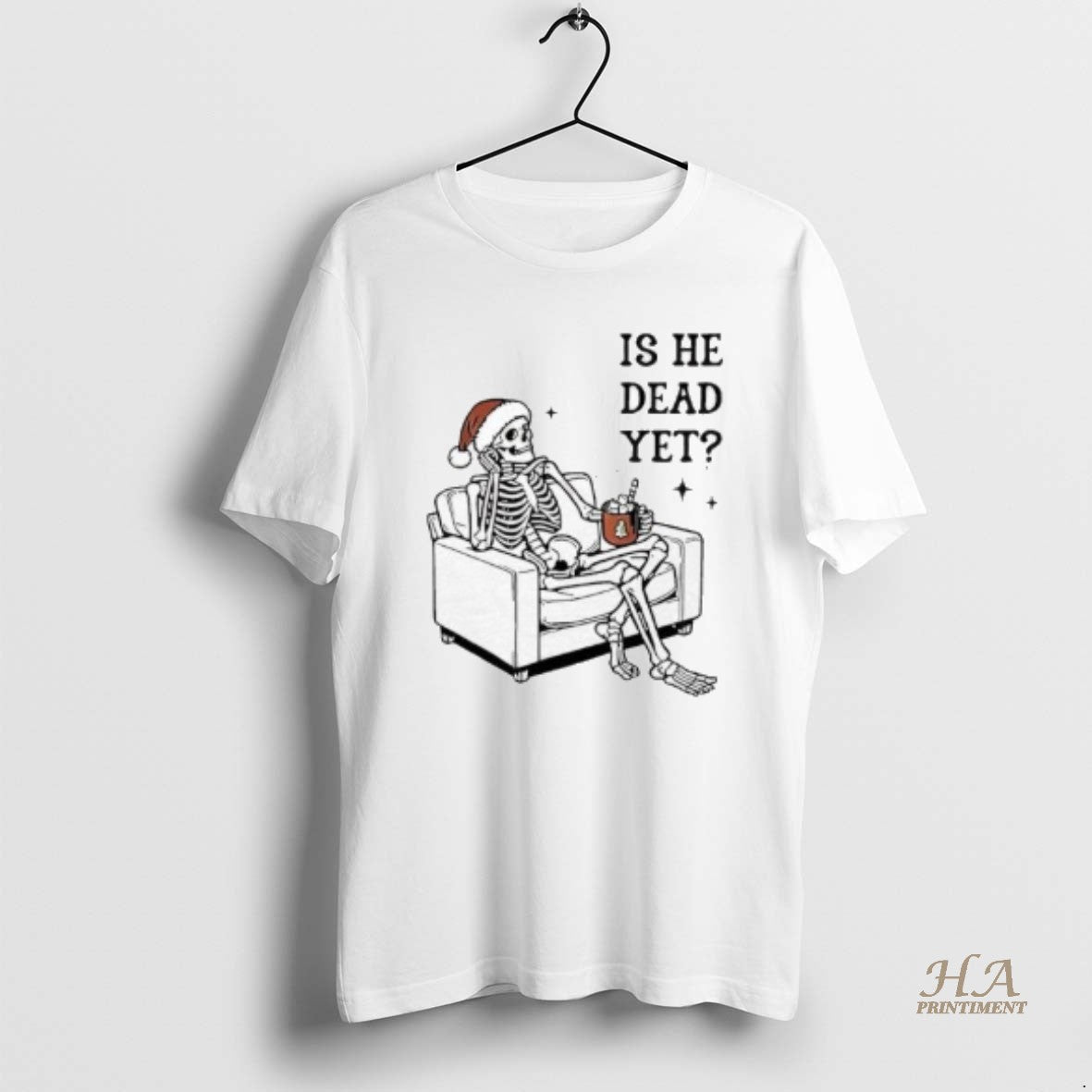Official Skeleton Santa Christmas Is He Dead Yet