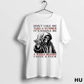 Official Skeleton Dont Like Me Take A Number Its Gonna Be Ladies T Shirt