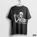 Official Skeleton Hang In There It Gets Worse T Shirt