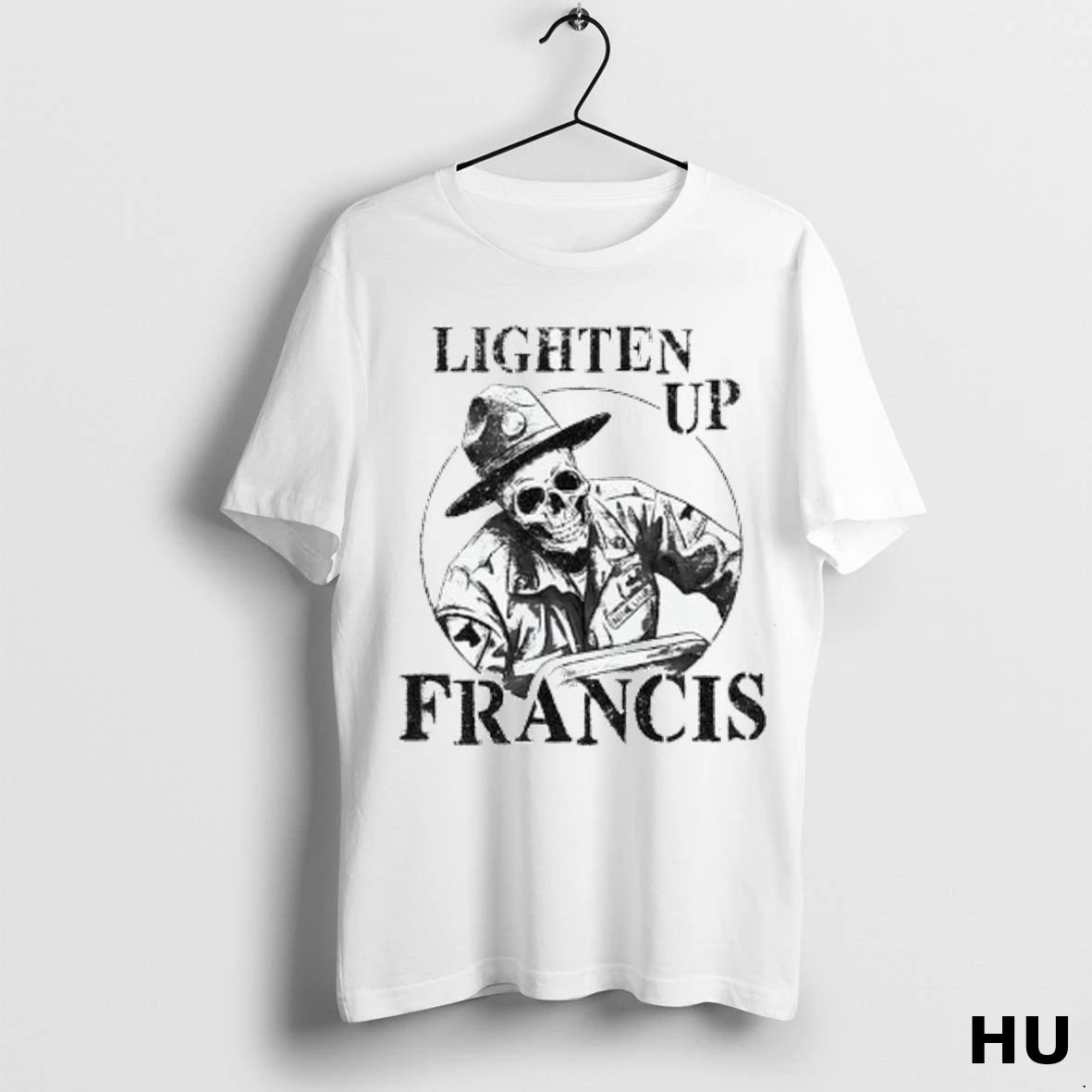 Official Skeleton Lighten Up Francis T Shirt