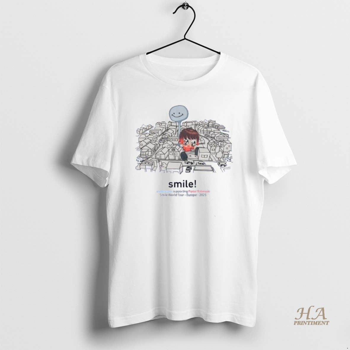 Official Smile Underscores Supporting Porter Robinson Smile World Tour 2025