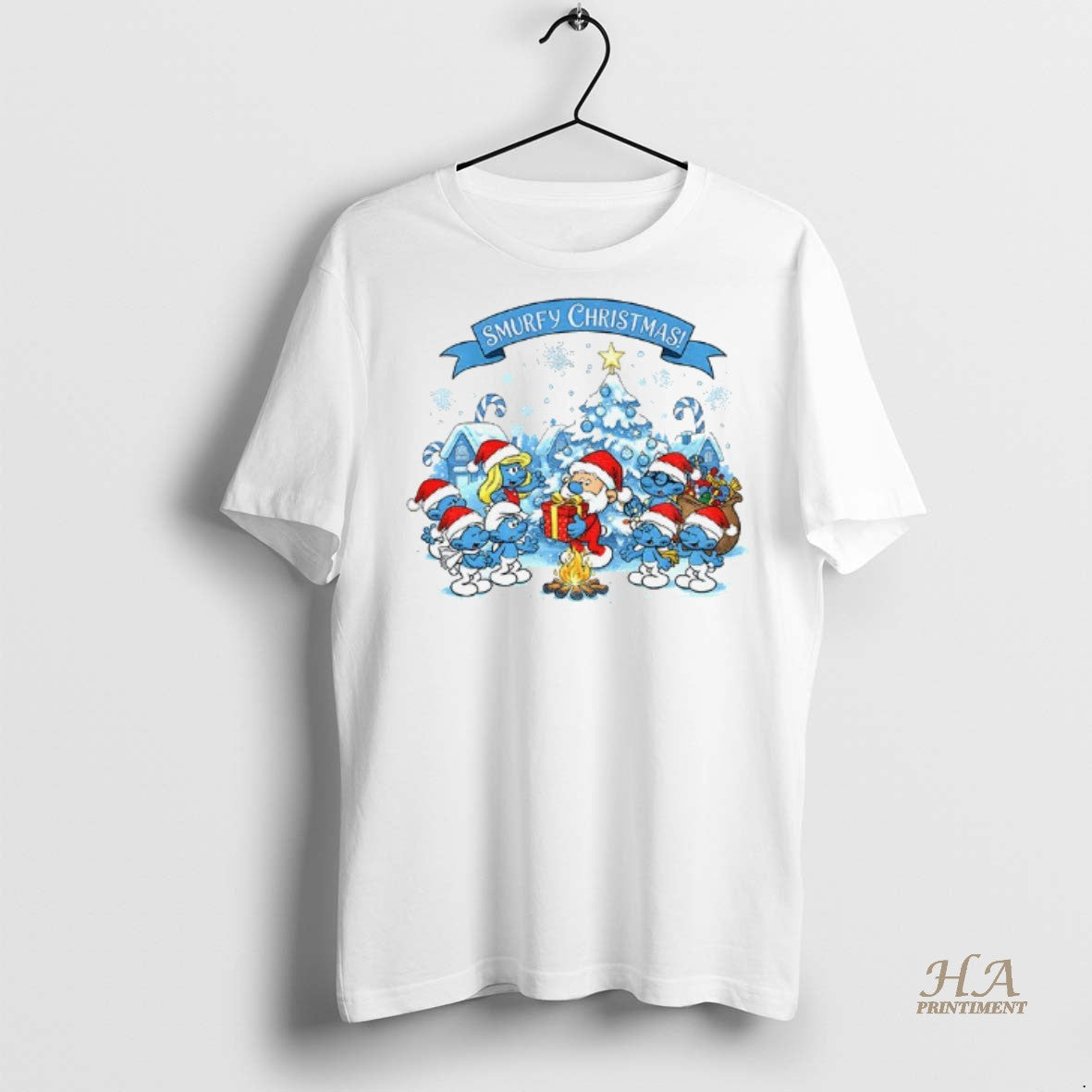 Official Smurfy Christmas Smurf Xmas Shirt