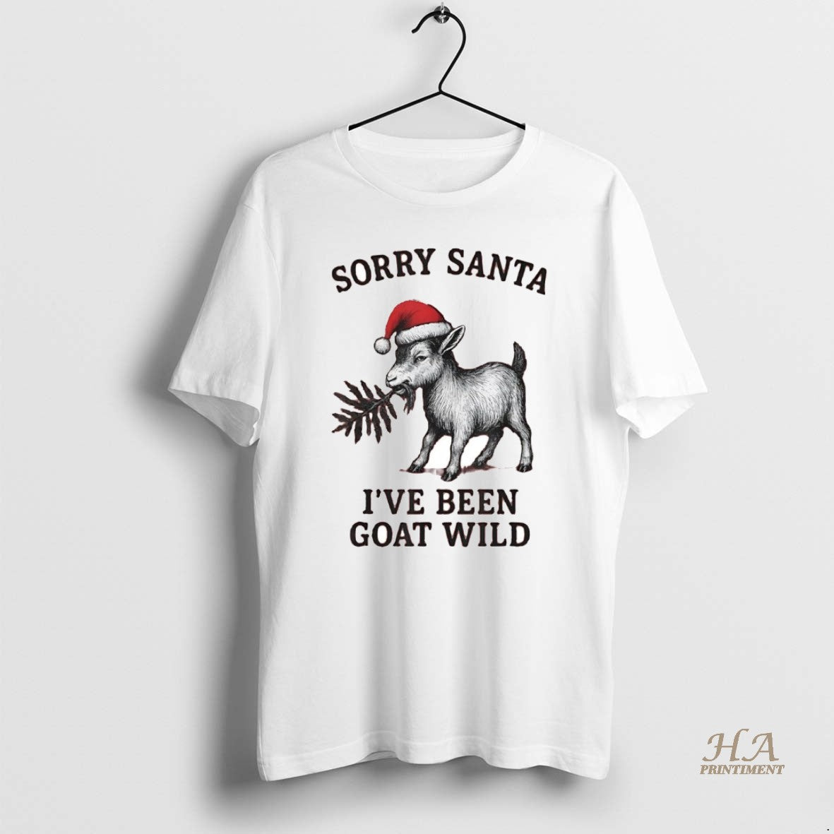 Official Sorry Santa Ive Been Goat Wild Christmas