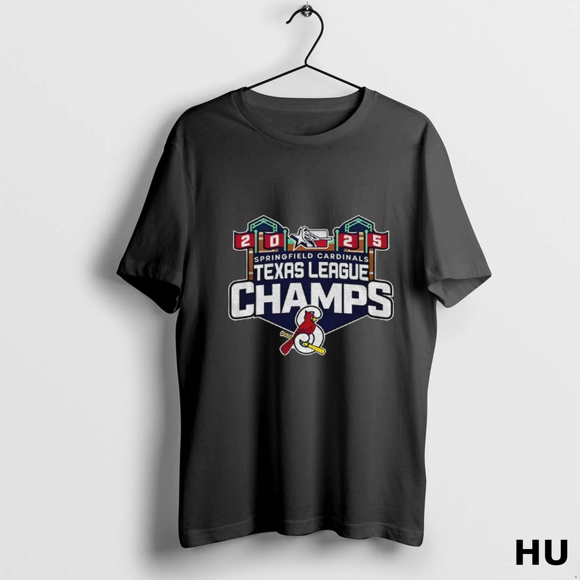 Official Springfield Cardinals Mlb Baseball 2025 Texas League Champions T Shirt