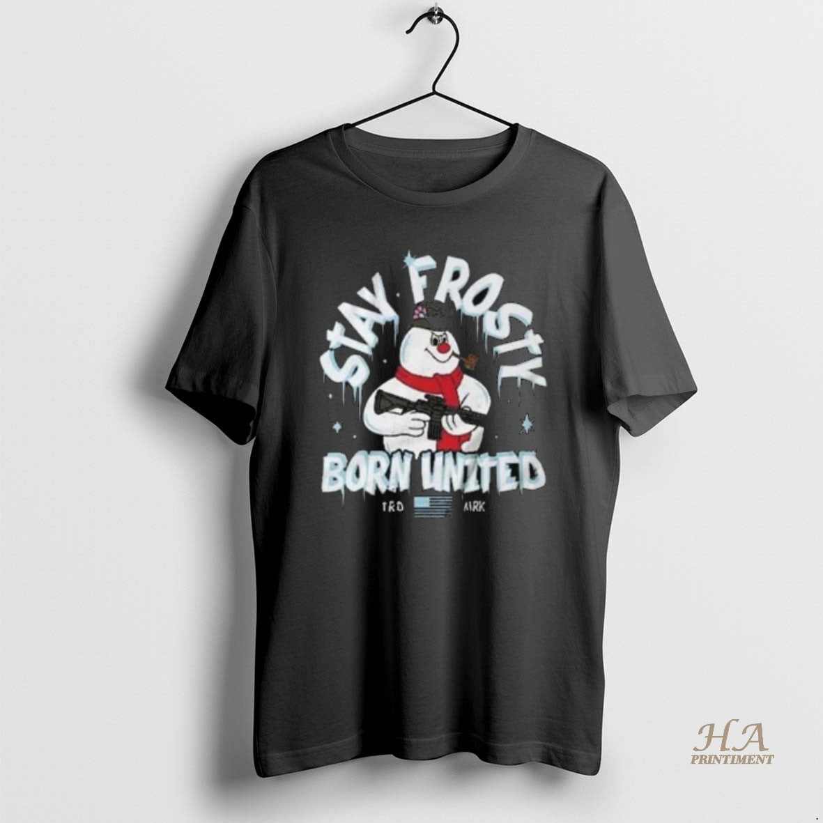 Official Stay Frosty Born United Holiday Long Sleve