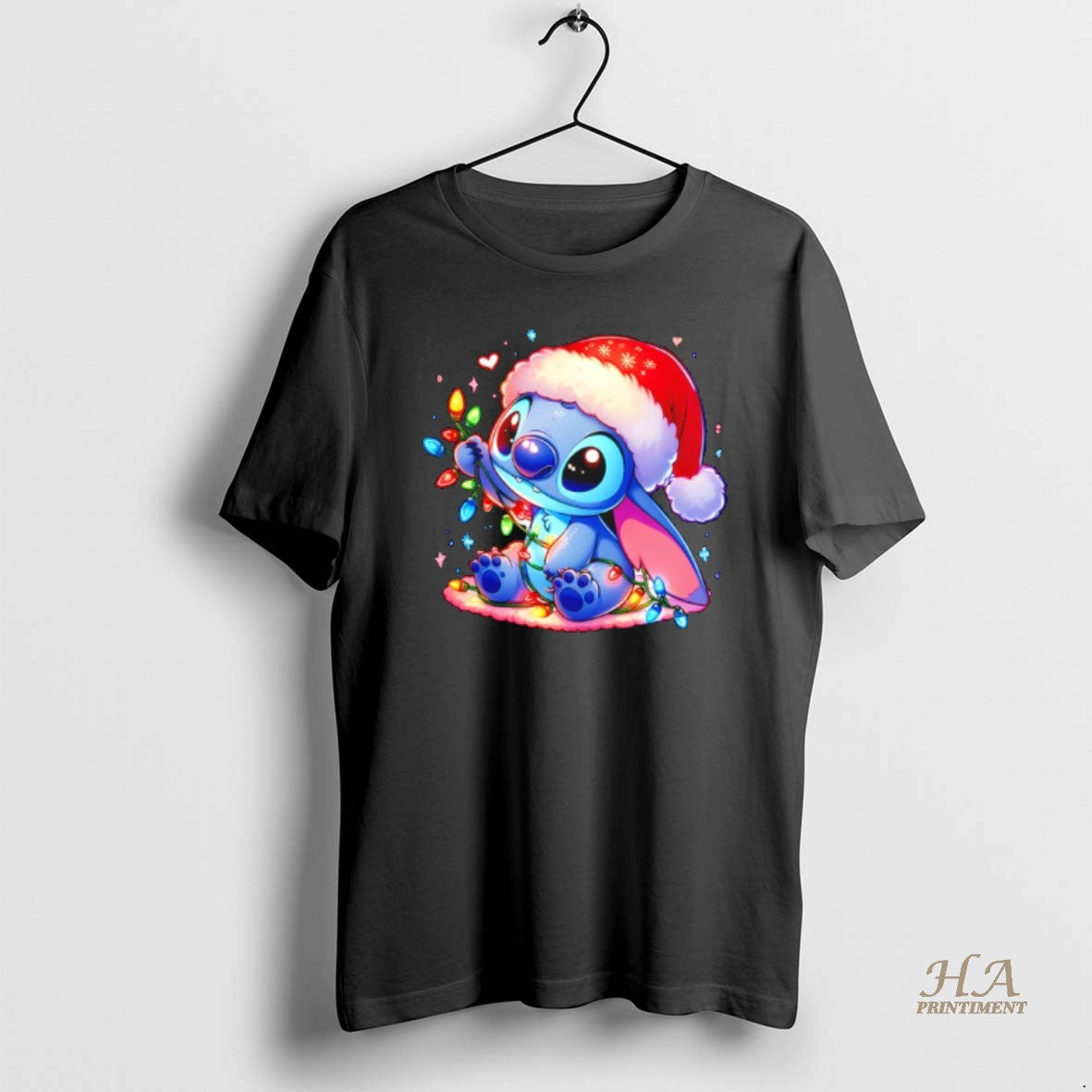 Official Stich With Christmas Lights