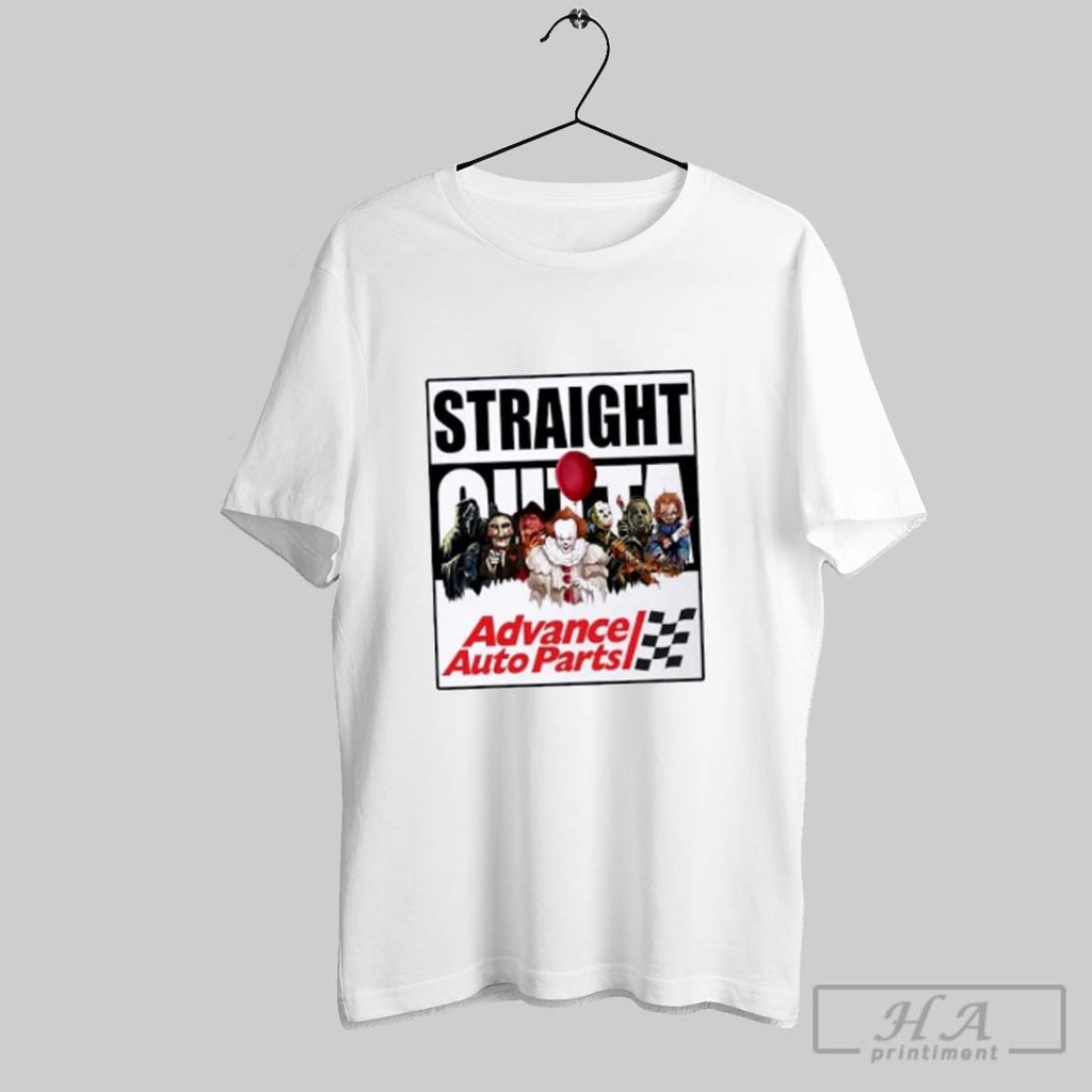 Official Straight Outta Advance Auto Parts Horror Movies Halloween