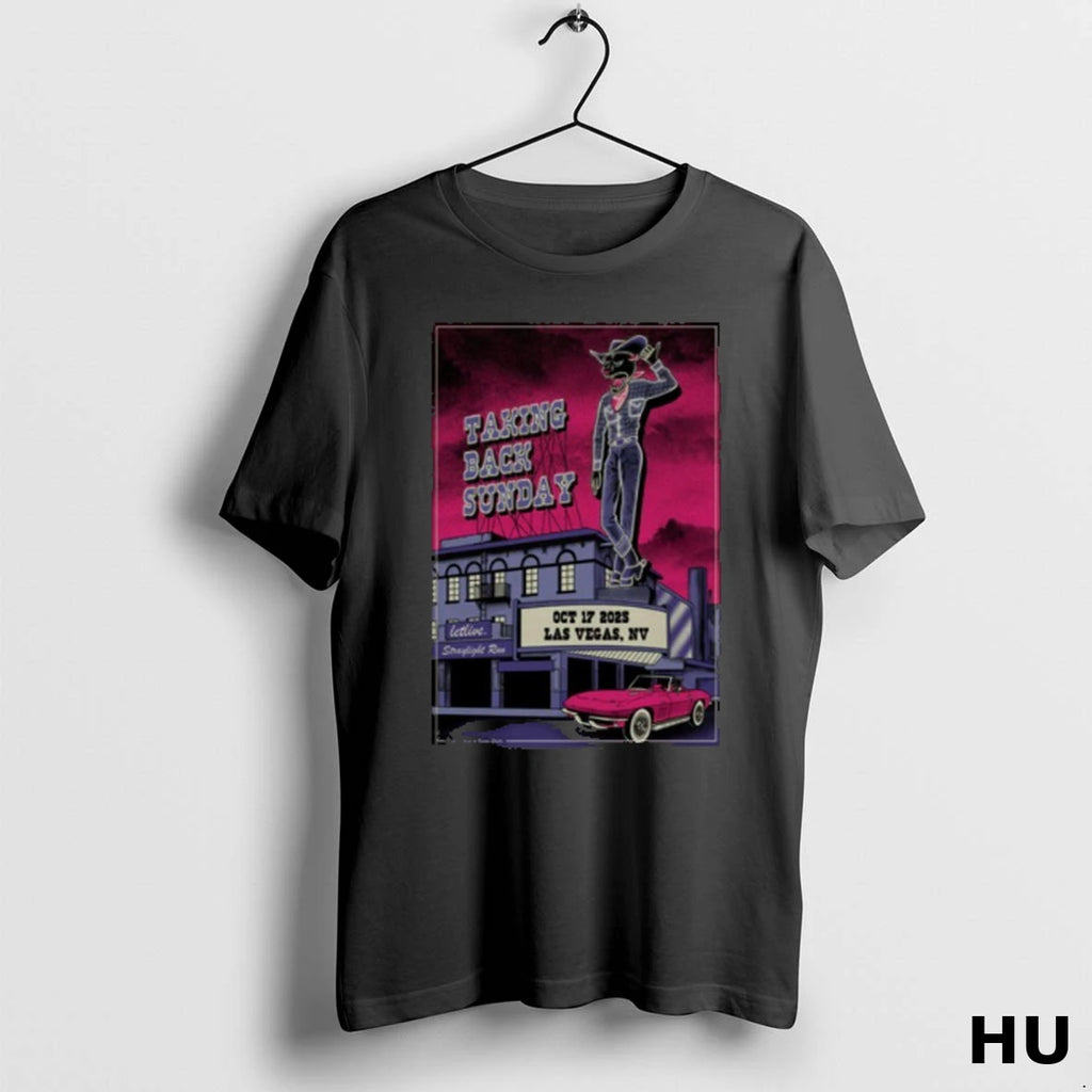 Official Taking Back Sunday Oct 17 2025 Fontainebleau Las Vegas Nv T Shirt