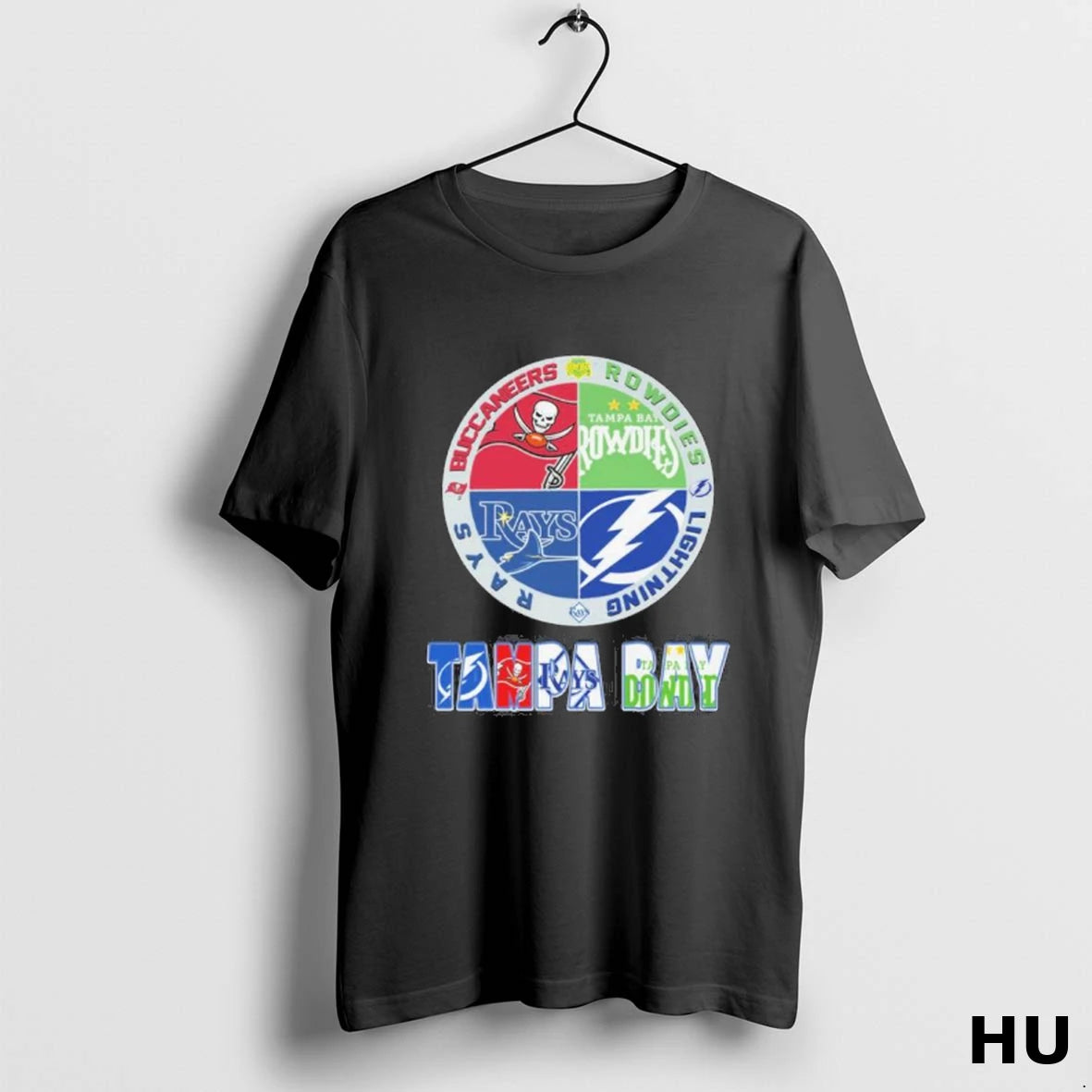 Official Tampa Bay Sports 2025 Buccaneers Rowdies Lightning And Rays T Shirt