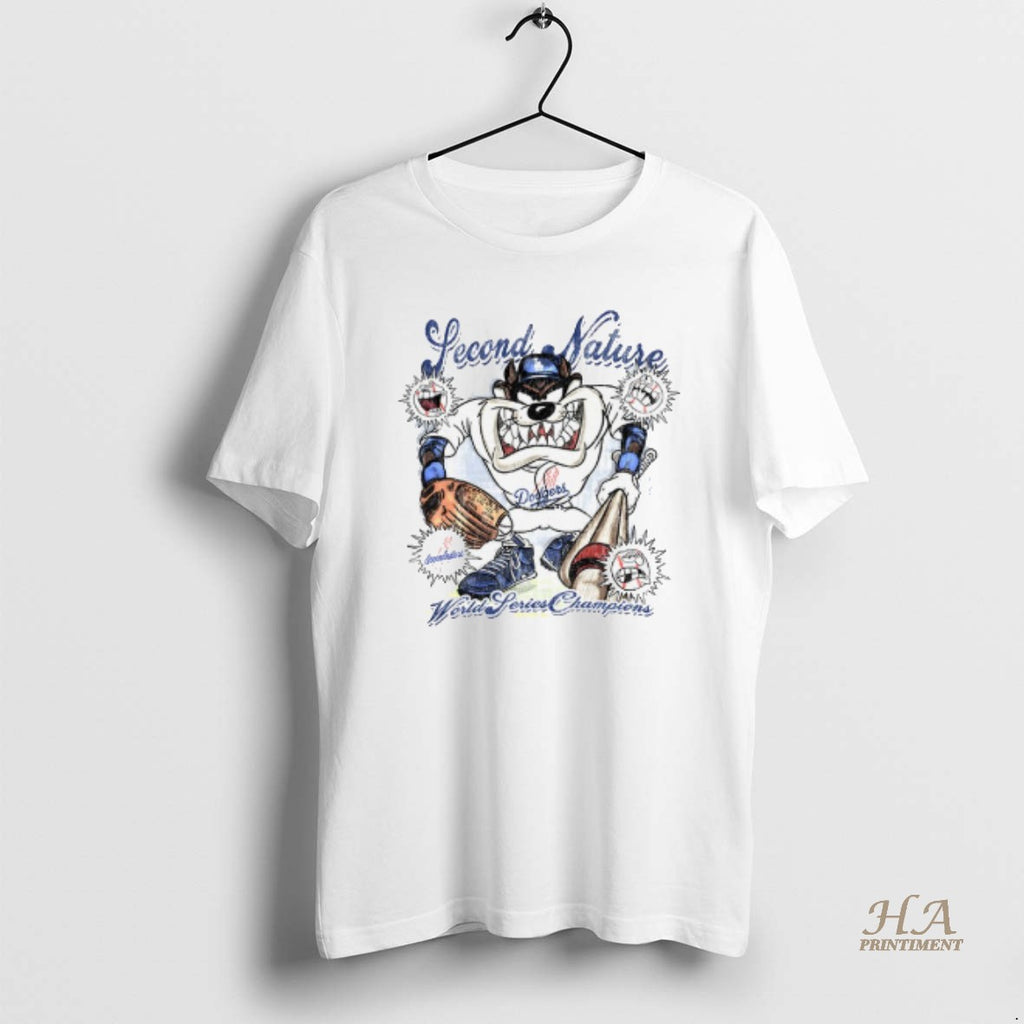 Official Taz Second Nature World Series Champions Los Angeles Dodgers Mlb Baseball 2025