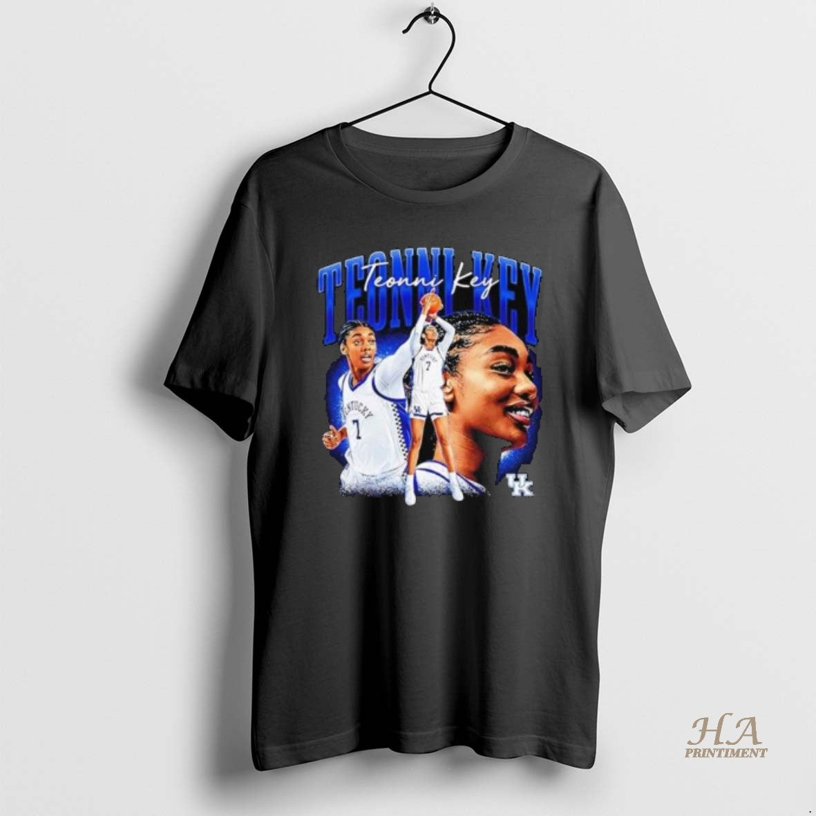 Official Teonni Key Kentucky Womens Basketball Collage Long Sleve