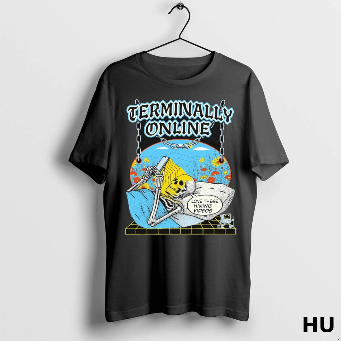 Official Terminally Online Love These Hiking Videos T Shirt