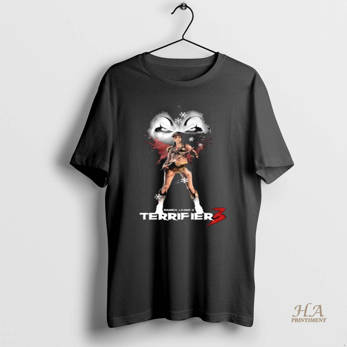 Official Terrifier 3 Stand Your Ground Eyes Merry Christmas Long Sleve