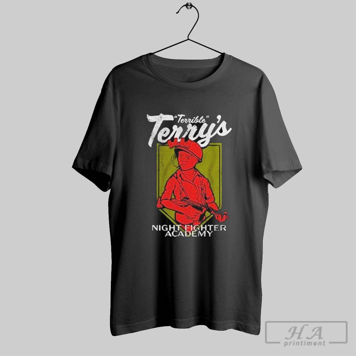 Official The Fat Electrician Terrible Terry Night Fighter Academy