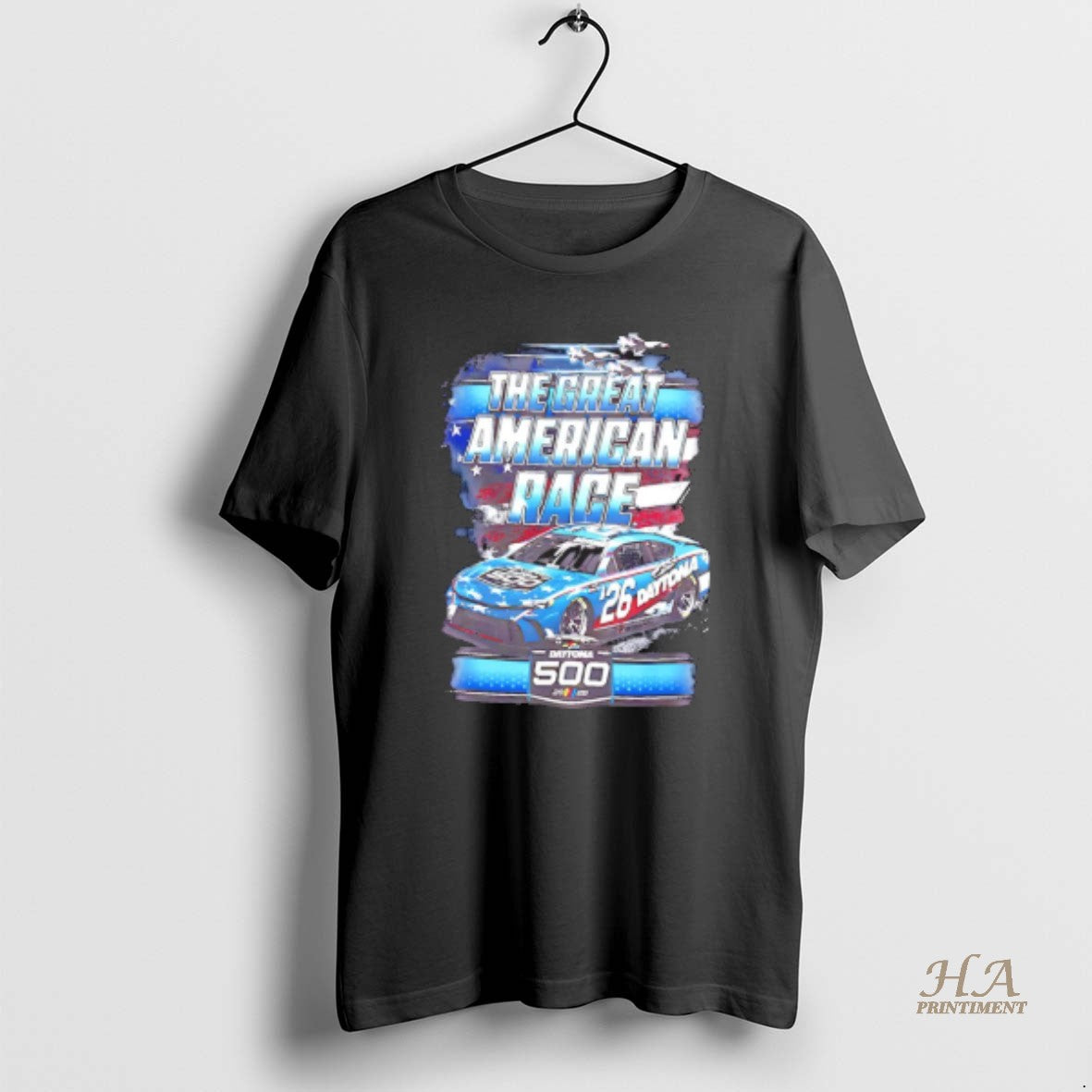 Official The Great American Race 2026 Daytona 500 Patriotic Graphic