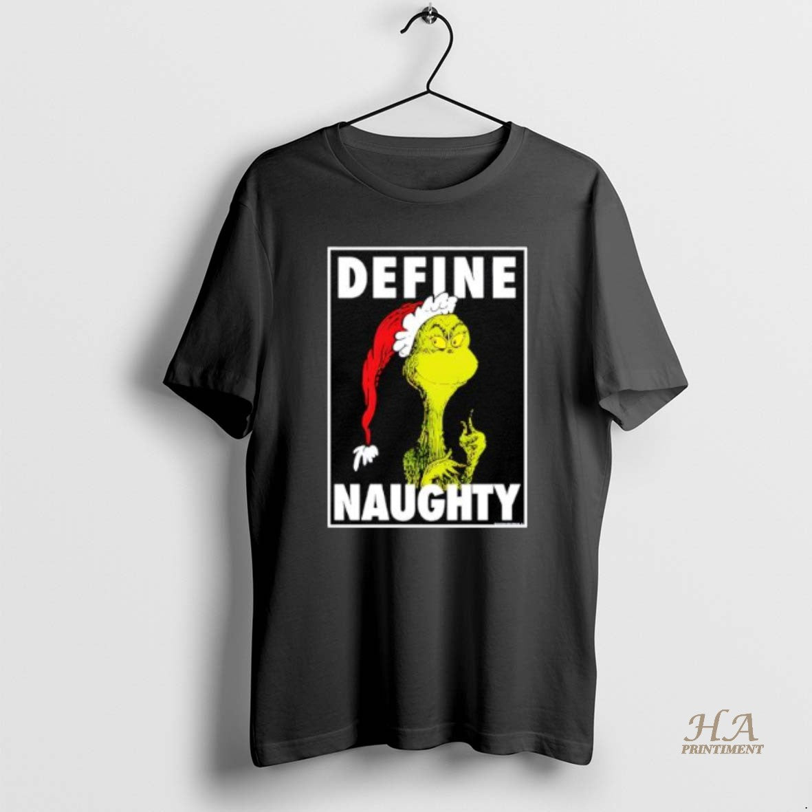 Official The Grinch Define Naughty