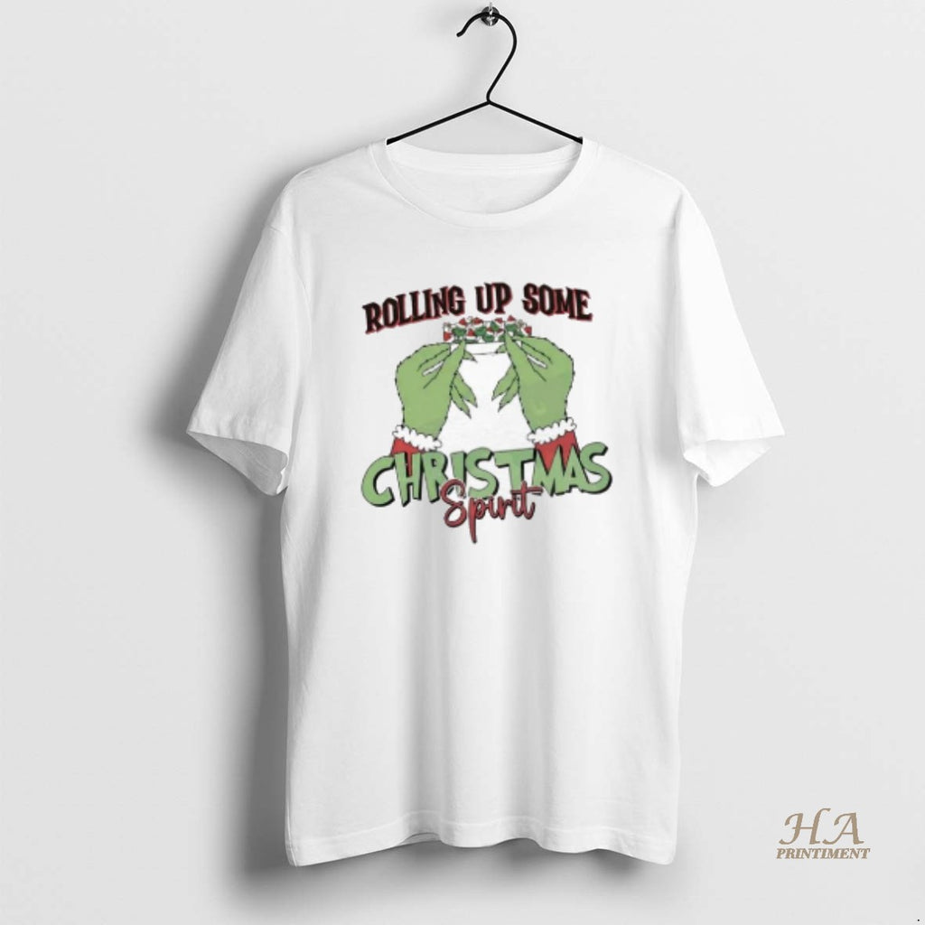 Official The Grinch Rolling Up Some Christmas Spirit