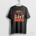 Official The Peanuts Characters Cleveland Browns Its The Most Wonderful Time Of The Year Sweater
