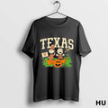 Official The Peanuts Characters X Texas Longhorns Happy Halloween T Shirt