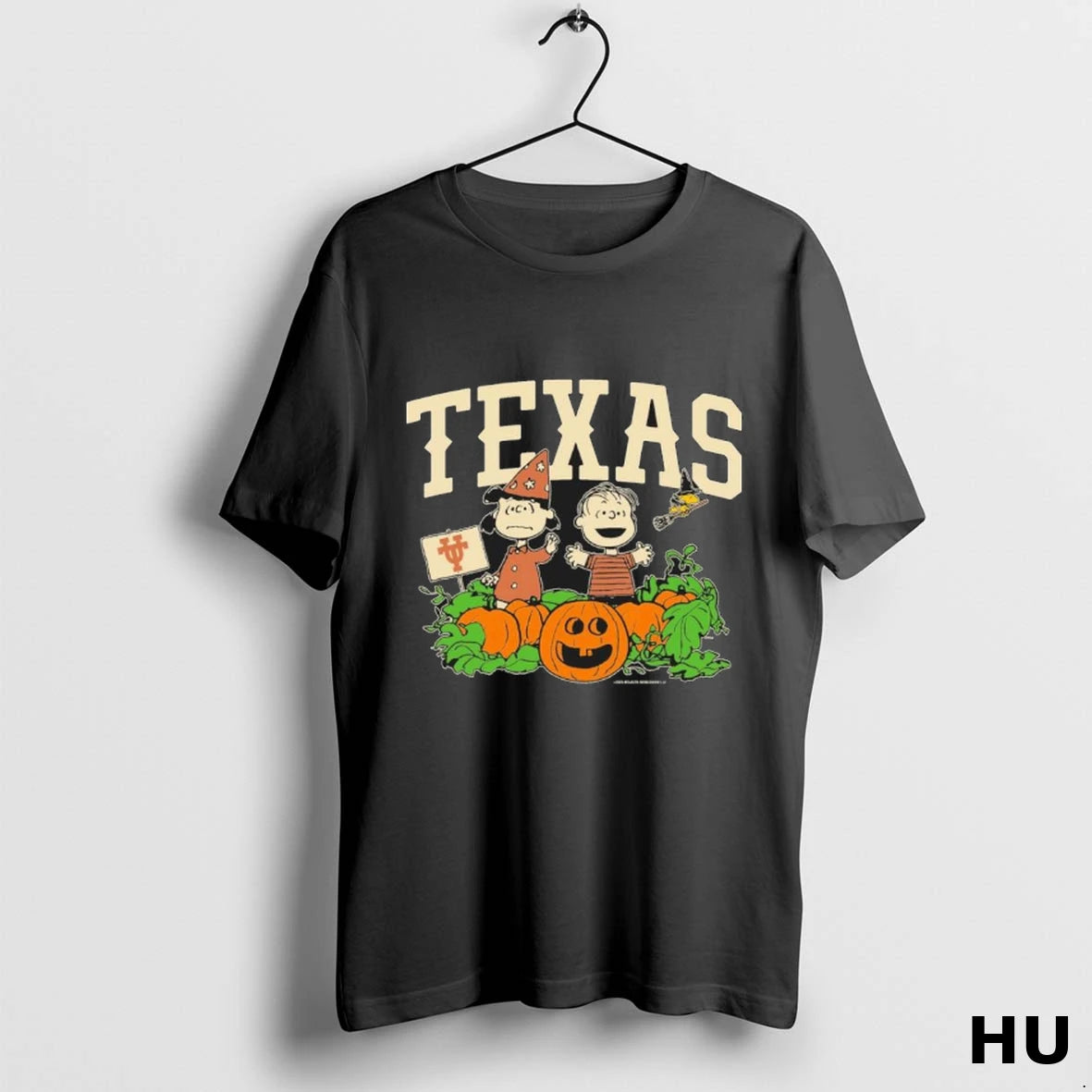 Official The Peanuts Characters X Texas Longhorns Happy Halloween T Shirt