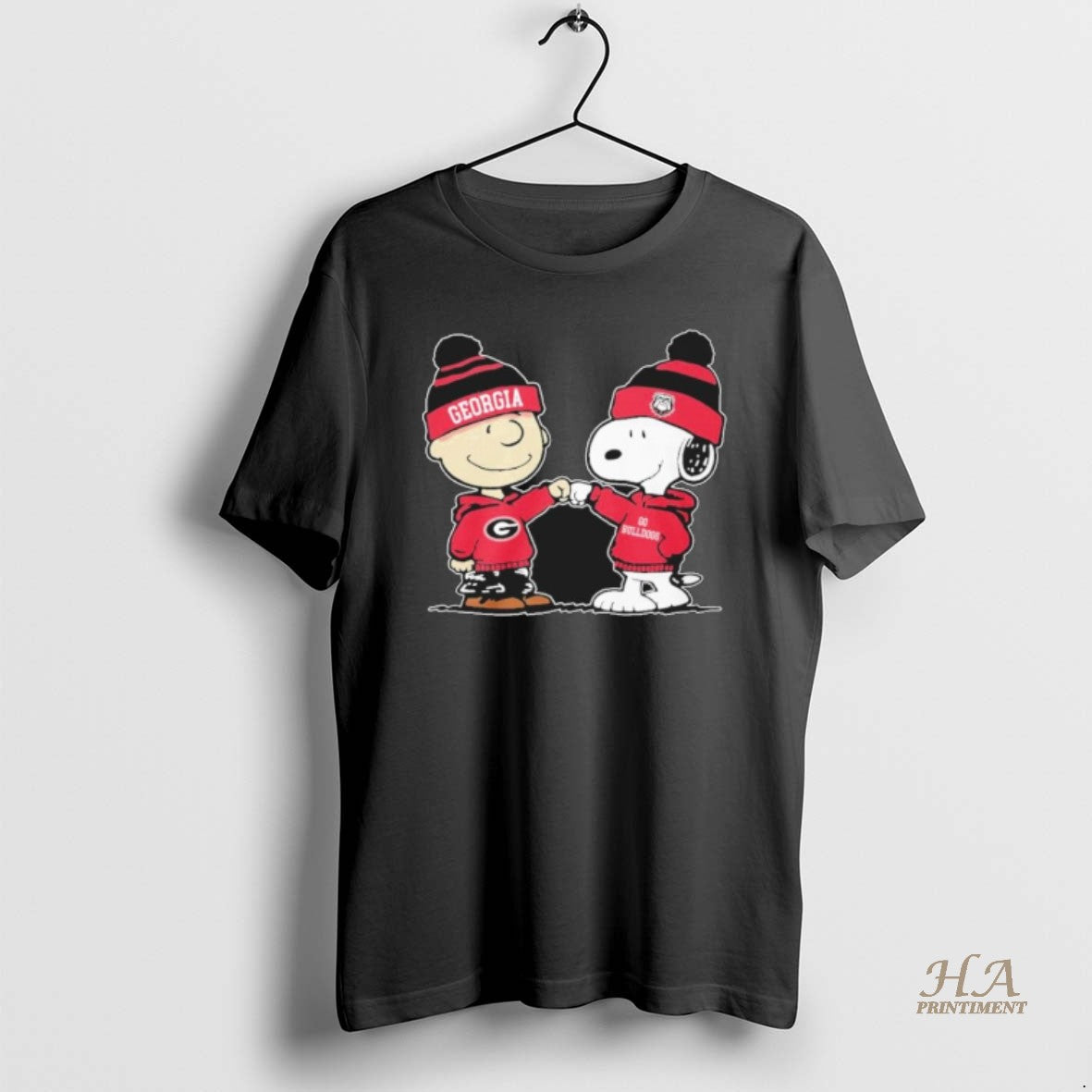 Official The Peanuts Fist Bump Georgia Bulldogs